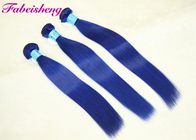 Удвойте вычерченной покрашенные синью расширения волос для женской ранга 9А