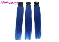 3 выровнянной надкожицей пачки сини прямых расширений человеческих волос естественной отсутствие запутывать