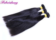 Расширения волос человеческих волос девственницы бразильские, чернота прямых бразильских волос естественная